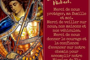 priere pour la protection a l archange michael alias saint michel